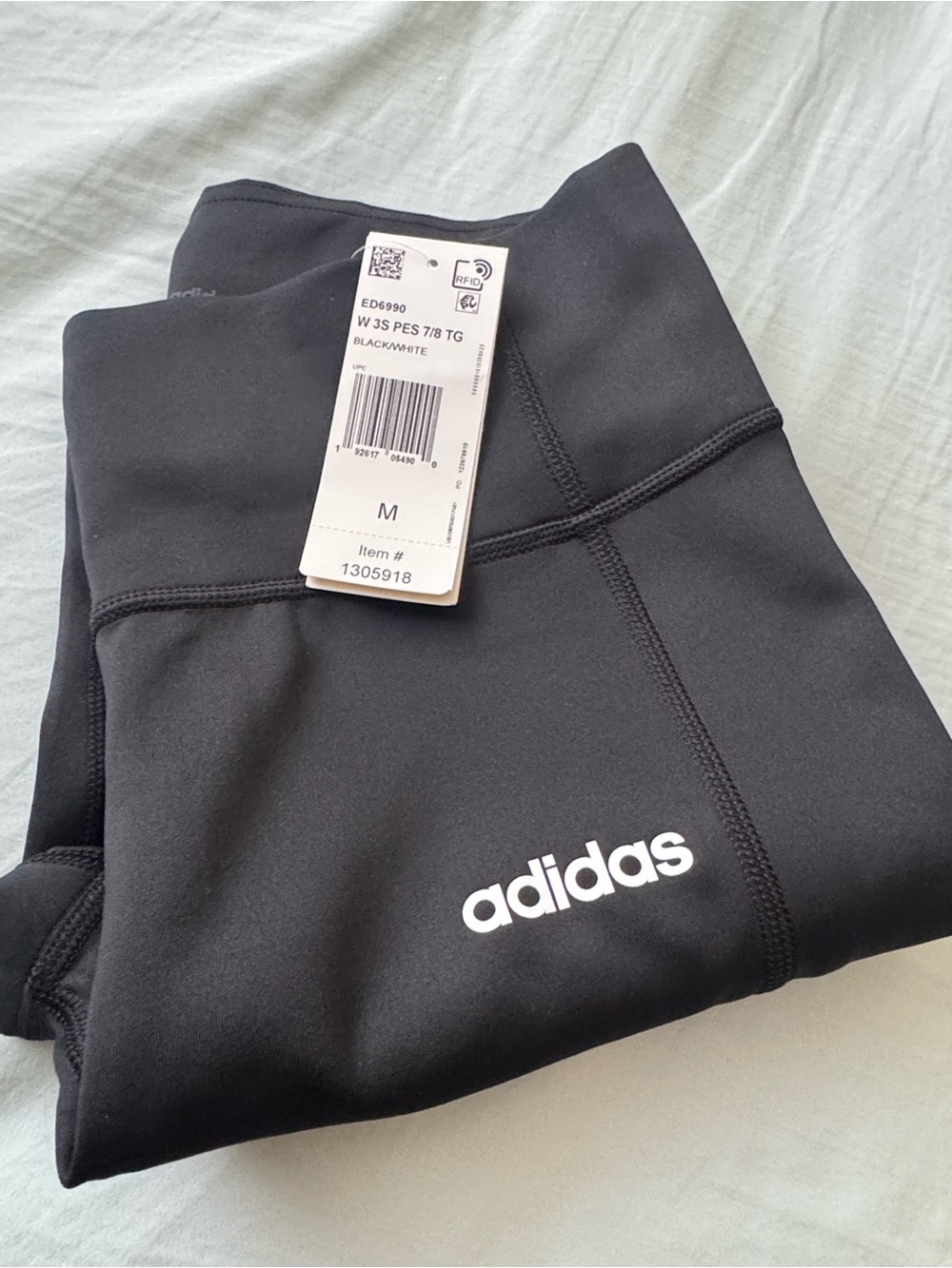 adidas Black Kids Logo Leggings